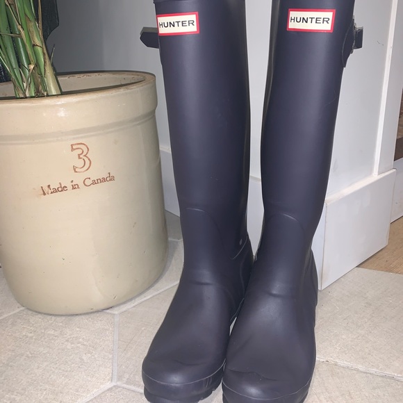 Purple HUNTER BOOTS, NARROW CALF - Picture 2 of 3